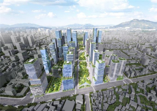 세운재정비촉진지구 조감도.  [서울시 제공]